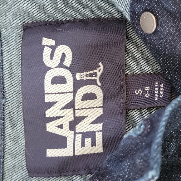 Lands' End Women's Jean Jacket Size Small (6-8) - Picture 3 of 5